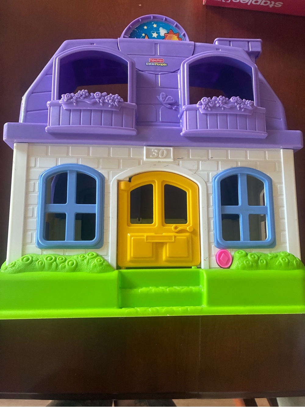 Fisher-Price Purple and Yellow Playhouse Toy for Kids